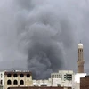 Hiện trường một vụ không kích tại Yemen. (Nguồn: Freedom Online)