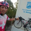 Ông Stéphane Cand đạp xe trung bình hơn 300 km mỗi ngày. (Nguồn: cycliste.ch)
