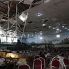 Hiện trường đổ nát sau vụ tấn công nhằm vào một đám cưới ở Kabul, Afghanistan, ngày 18. (Ảnh: THX/TTXVN)