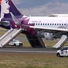 Máy bay của Hawaiian Airlines hạ cánh khẩn cấp. (Nguồn: CNN)