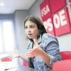 Người phát ngôn của PSOE tại Quốc hội, bà Adriana Lastra. (Nguồn: LNE)