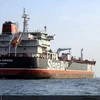 Tàu chở dầu Stena Impero treo cờ Anh neo gần cảng Bandar Abbas, Iran, ngày 22/7. (Ảnh: AFP/TTXVN)