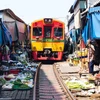 Chợ Maeklong ở Thái Lan. (Nguồn: martarajkova)