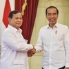 Lãnh đạo phe đối lập tại Indonesia Prabowo Subianto (trái) và Tổng thống Joko Widodo. (Nguồn: kumparan)