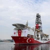 Tàu thăm dò dầu khí Yavuz của Thổ Nhĩ Kỳ. (Nguồn: greekreporter)