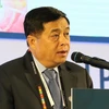 Bộ trưởng Bộ Kế hoạch và Đầu tư Việt Nam Nguyễn Chí Dũng. (Ảnh: Hữu Tuyên/TTXVN)