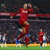 Virgil Van Dijk mang chiến thắng về cho Liverpool. (Nguồn: AP)