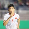 Đoàn Văn Hậu khiến bóng đá Indonesia thêm một lần lỡ hẹn với HCV SEA Games. (Ảnh: Hoàng Linh/TTXVN)