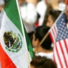 Quốc kỳ của Mỹ và Mexico. (Nguồn: AP)