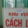 Khu cách ly của Bệnh viện Nhiệt đới Khánh Hòa - nơi đang thực hiện công tác tiếp nhận khám ca bệnh nghi nghi ngờ nhiễm chủng virus corona mới và cách ly chờ kết quả xét nghiệm. (Ảnh: Phan Sáu/TTXVN)