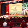 Tổng Bí thư, Chủ tịch nước Nguyễn Phú Trọng đọc Diễn văn tại Lễ kỷ niệm 90 năm Ngày thành lập Đảng Cộng sản Việt Nam. (Ảnh: Trí Dũng/TTXVN)