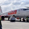 Hãng Lion Air của Indonesia tạm ngừng khai thác tất cả các chuyến bay đến và đi từ Trung Quốc. (Ảnh: AFP/TTXVN)