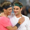 Nadal và Federer tại trận đấu kỷ lục. (Nguồn: AFP)