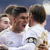Niềm vui của cầu thủ Real Madrid. (Nguồn: Getty Images)