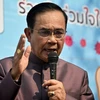 Thủ tướng Thái Lan Prayut Chan-o-cha phát biểu tại cuộc họp ở Bangkok. (Ảnh: AFP/TTXVN)