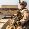 Rocket rơi gần Đại sứ quán Mỹ ở Iraq. (Ảnh: AFP/TTXVN)