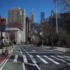 Cảnh vắng vẻ trên đường phố tại New York, ngày 26/3/2020, trong bối cảnh dịch COVID-19 lan rộng. (Ảnh: THX/TTXVN)