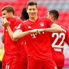 Lewandowski lập cú đúp giúp Bayern thắng tưng bừng. (Nguồn: Getty Images)