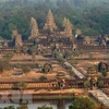 Quang cảnh khu đền Angkor Wat ở tỉnh Siem Reap. (Nguồn: AFP/TTXVN)