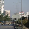 Hiện trường một vụ nổ bom ở thủ đô Kabul, Afghanistan. (Ảnh: THX/TTXVN)