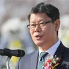 Bộ trưởng Thống nhất Hàn Quốc Kim Yeon-chul phát biểu tại một sự kiện ở Paju. (Ảnh: Yonhap/TTXVN)