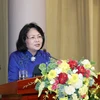 Phó Chủ tịch nước Đặng Thị Ngọc Thịnh phát biểu chỉ đạo đại hội. (Ảnh: Phương Hoa/TTXVN)