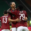 Zlatan Ibrahimovic cùng Milan thắng đậm Juventus. (Nguồn: Getty Images)