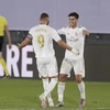 Benzema và Asensio mang chiến thắng về cho Real Madrid. (Nguồn: AP)