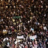 Hàng nghìn người đã tham gia biểu tình. (Nguồn: timesofisrael)