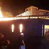 Bình Phước: Cháy nhà kho sản xuất nhang trầm, gây thiệt hại nặng nề