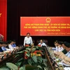 Trong ảnh: Phó Thủ tướng Phạm Bình Minh làm việc với lãnh đạo tỉnh Điện Biên. (Ảnh: Phan Tuấn Anh/TTXVN)