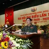 Đại tướng Ngô Xuân Lịch, Bộ trưởng Bộ Quốc phòng phát biểu chỉ đạo Đại hội. (Ảnh: Dương Giang/TTXVN)