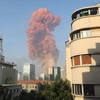 Khoảnh khắc cả thủ đô Beirut rung chuyển trong vụ nổ hóa chất