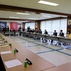 Quang cảnh cuộc họp của đảng Dân chủ Tự do (LDP) cầm quyền ở Nhật Bản. (Nguồn: AFP)