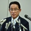 Cựu Ngoại trưởng Nhật Bản Fumio Kishida thông báo ý định ra tranh cử trong cuộc bầu cử Chủ tịch LDP. (Ảnh: AFP/TTXVN)