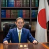 Tân Chủ tịch Đảng Dân chủ Tự do (LDP) cầm quyền tại Nhật Bản Yoshihide Suga. (Ảnh: AFP/TTXVN)
