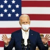 Ông Joe Biden phát biểu trong chuyến vận động tranh cử tại Wisconsin. (Nguồn: AP)