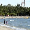 Bãi biển Mũi Nai thành phố Hà Tiên (Kiên Giang). (Ảnh: Lê Huy Hải/TTXVN)