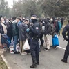 Cảnh sát Pháp dỡ bỏ một trại tị nạn trái phép ở cảng Calais