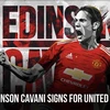 Cavani chính thức gia nhập Manchester United. (Nguồn: manutd)