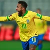 Neymar lập hat-trick giúp Brazil giành chiến thắng. (Nguồn: Getty Images)