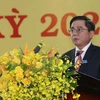 Đồng chí Trần Cẩm Tú phát biểu chỉ đạo tại Đại hội. (Ảnh: Thanh Hòa/TTXVN)