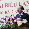 Ủy viên Bộ Chính trị, Phó Thủ tướng thường trực Chính phủ Trương Hòa Bình phát biểu chỉ đạo Đại hội. (Ảnh: Hồng Đạt/TTXVN)