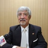 Ông Hiroyuki Moribe, Giám đốc Điều hành Viện Nghiên cứu Kinh tế Việt Nam (OERI) của Nhật Bản, trả lời phỏng vấn TTXVN. (Ảnh: Đức Thịnh/TTXVN)