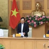Phó Thủ tướng, Bộ trưởng Bộ Ngoại giao Phạm Bình Minh phát biểu khai mạc phiên họp thứ 6 Ủy ban Quốc gia ASEAN 2020. (Ảnh: Lâm Khánh/TTXVN)