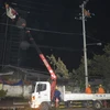 Điện lực Bình Định khắc phục xong sự cố lưới điện sau bão số 9