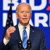 Ông Joe Biden phát biểu trong cuộc họp báo tại Wilmington, Delaware. (Ảnh: AFP/TTXVN)
