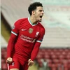 Curtis Jones đưa Liverpool vào vòng 1/8. (Nguồn: Getty Images)