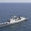 Chính phủ Hàn Quốc đã cử đơn vị chống cướp biển Cheonghae đến khu vực Eo biển Hormuz. (Ảnh: YONHAP/TTXVN)