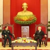 [Photo] Tổng Bí thư tiếp Bộ trưởng Bộ Quốc phòng Trung Quốc